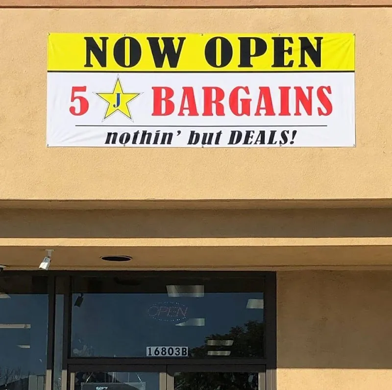 5J BARGAINS in Fontana, CA