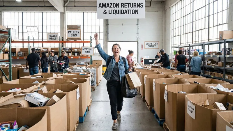 Map showing overstock store and bin store locations across the United States