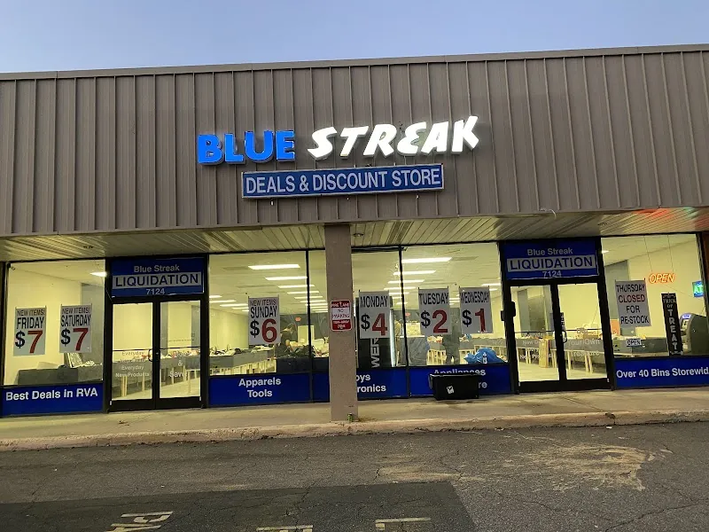 Blue streak liquidation in Bon Air, VA