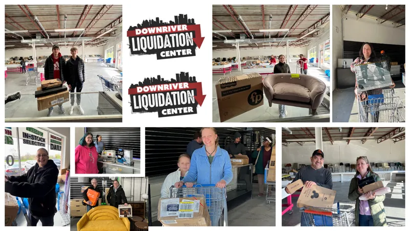 Downriver Liquidation Bin store in MI