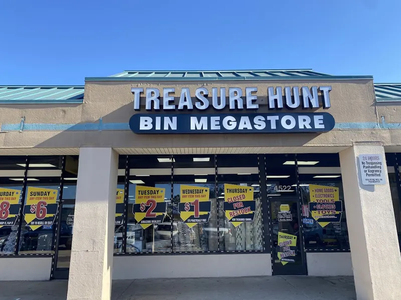 Treasure Hunt Liquidators Bin Mega Store in Raleigh, NC