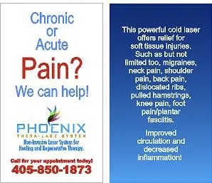 Cold laser therapy Advanced Regeneration Medspa Natural healing cold laser soft tissue repair pain management in Oklahoma City, OK