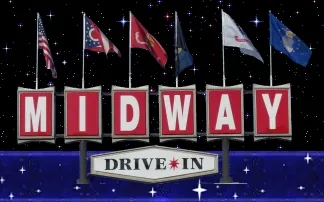 Midway Drive-In Theater in Ravenna, OH