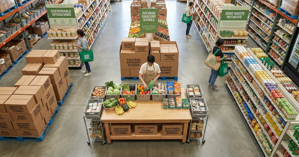 Sustainable Practices in Salvage Grocery Store Operations