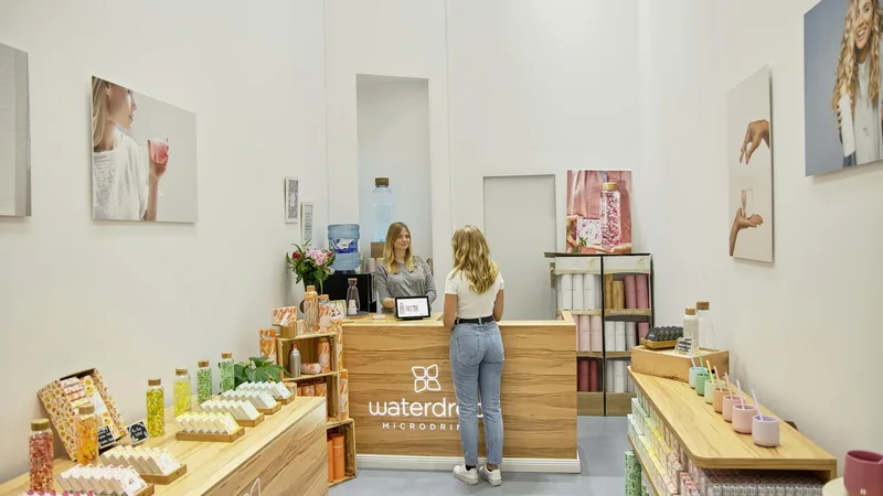Shoppers browsing overstock and surplus goods at a retail surplus store