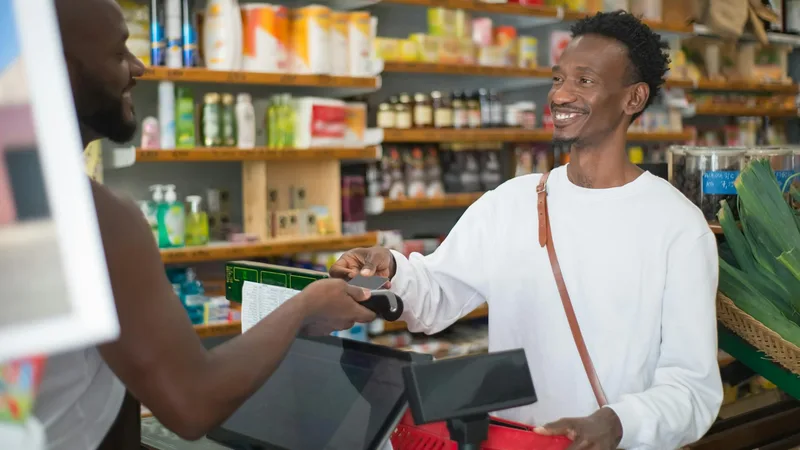 Customers engaging with merchandise at Thrift Store Pal location