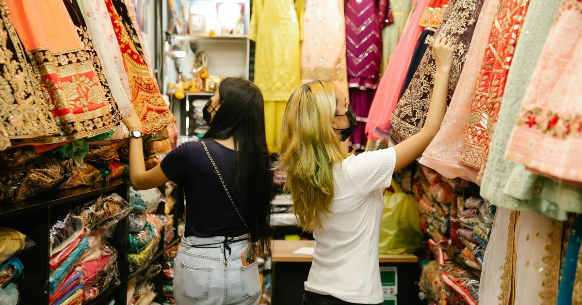A diverse group enjoying thrift shopping at Thrift Store Pal.