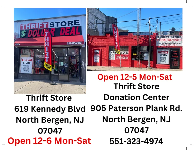Thrift Store Donation Center in North Bergen, NJ